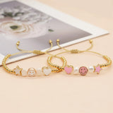 Y2K Natural Pearl Bracelet with Charm for Women Teen Girls