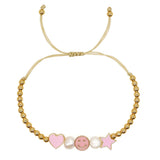 Y2K Natural Pearl Bracelet with Charm for Women Teen Girls