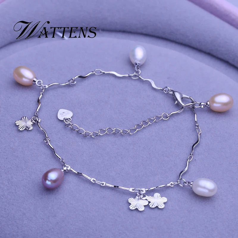 Bohemia Mixed Pearl Bracelet Flower Wedding Party Birthday Gift