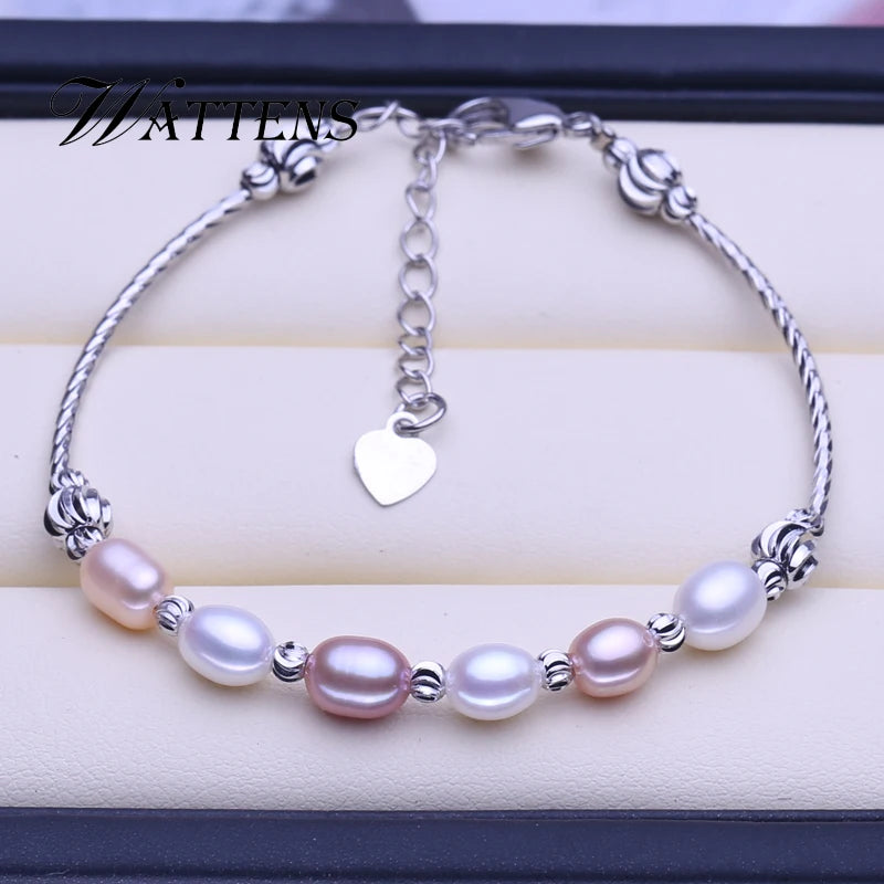 Natural Pearl Bracelet for Women Mixed Pearl Bracelet Bohemia