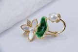 Elegant Natural Pearl Brooch