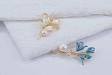 Elegant Natural Pearl Brooch