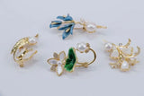 Elegant Natural Pearl Brooch
