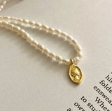 Natural Pearl Chains Necklace Women Jewelry Show Runway Sample