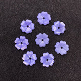 Dyed Shell Flower Loose Beads for DIY Jewelry Earrings
