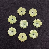 Dyed Shell Flower Loose Beads for DIY Jewelry Earrings