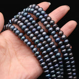 Natural Pearl Flat Beads 8-9mm for Jewelry Making DIY