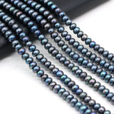 Natural Pearl Flat Beads 8-9mm for Jewelry Making DIY