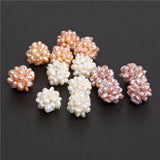 Natural Pearl Flowers Beads Pendant Freshwater Baroque Pearls Charms