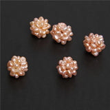 Natural Pearl Flowers Beads Pendant Freshwater Baroque Pearls Charms