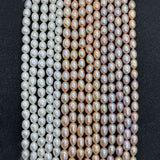 7-8mm Freshwater Pearl Oval Beads for Jewelry Making