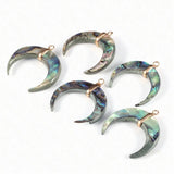 Natural Pearl Fritillary Abalone Shell Pendant
