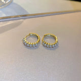 Natural Pearl Hoop Earrings for Women Girls Small Huggie Pierced Earrings