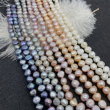 Natural Pearl Horizontal Hole Two-sided Light Beads 3-12mm