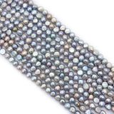 Natural Pearl Horizontal Hole Two-sided Light Beads 3-12mm