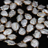 Natural Pearl Irregular Pearl Pendant Bead for DIY Jewelry Making