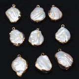 Natural Pearl Irregular Pearl Pendant Bead for DIY Jewelry Making