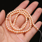 Natural Pearl Loose Beads Freshwater Pearl Beading Charms 4-5mm