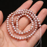Natural Pearl Loose Beads Freshwater Pearl Beading Charms 4-5mm