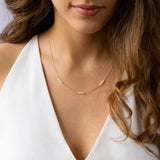 Natural Pearl Necklace 925 Silver Choker Pendants Boho Collier Femme Kolye