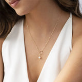 Natural Pearl Necklace 14K Filled Choker Pendants Boho Collier Femme Kolye