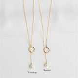 Natural Pearl Necklace 14K Filled Choker Pendants Boho Collier Femme Kolye