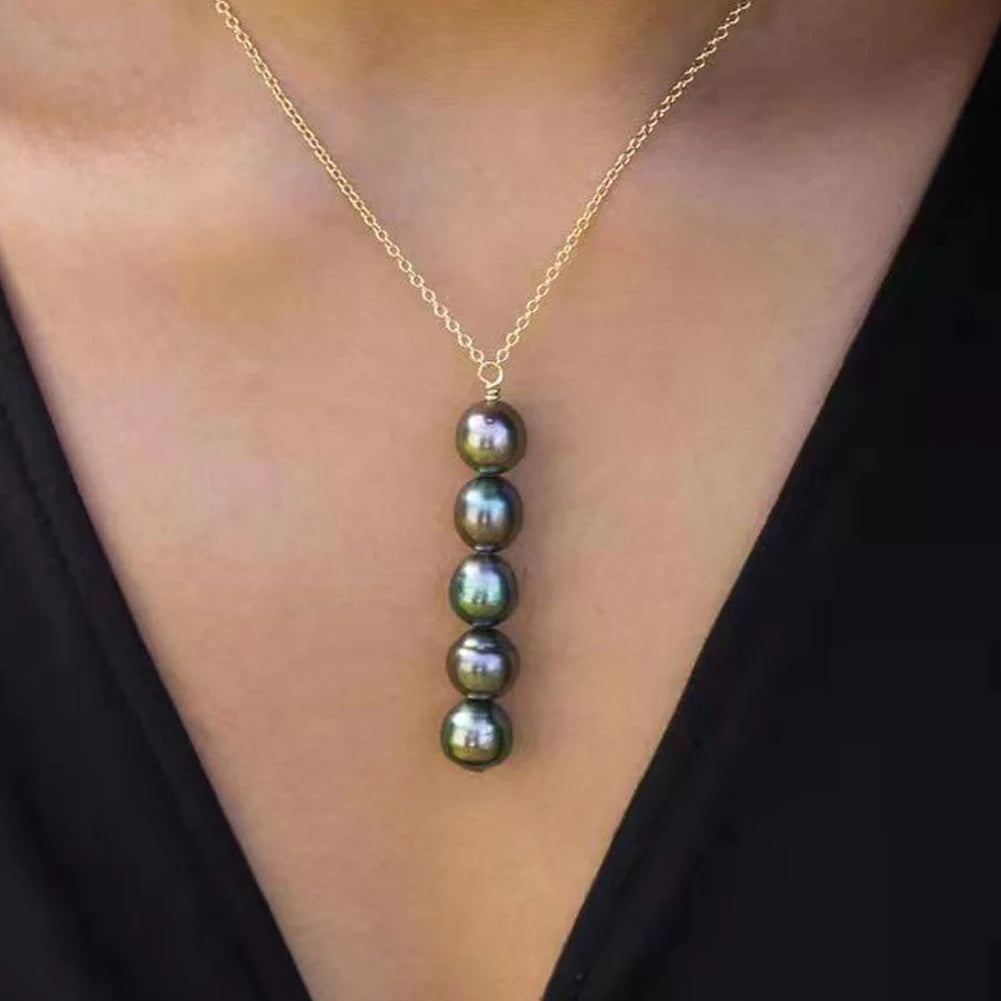 Baroque Freshwater Pearl Necklace Hawaiian Women Jewelry