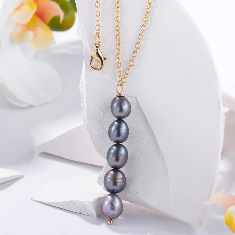 Baroque Freshwater Pearl Necklace Hawaiian Women Jewelry