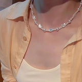 Natural Pearl Necklaces For Women Cat Head Beads Womens Choker Necklaces