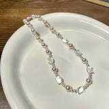 Natural Pearl Necklaces For Women Cat Head Beads Womens Choker Necklaces