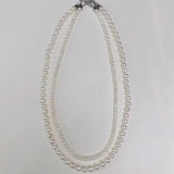 Natural Pearl Double Layered Beading Necklace for Women