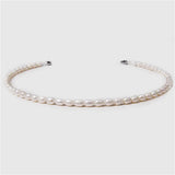 Purple Freshwater Pearl Chocker Necklace Wedding Jewelry