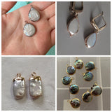 Baroque Freshwater Pearl Charms Pendants for Jewelry Making DIY