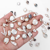 Baroque Freshwater Pearl Charms Pendants for Jewelry Making DIY