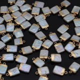 Natural Pearl Rectangle Pendant Beads for DIY Jewelry