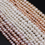 Pink Purple Round Pearl Beads 5/6/7/8/9/10mm