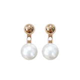 Natural Pearl S925 Silver Stud Earrings for Women