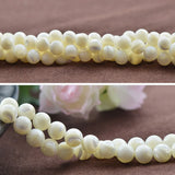 Shell Beads Mother of Pearl Round 5/6mm DIY Jewelry Making Accessories