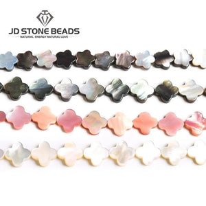 Pearl Shell Clover Star Loose Beads Pink DIY Earring Bracelet
