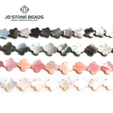 Pearl Shell Clover Star Loose Beads Pink DIY Earring Bracelet