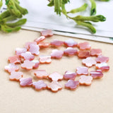 Pearl Shell Clover Star Loose Beads Pink DIY Earring Bracelet