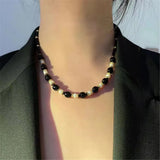 Natural Pearl Vintage Feather Pendant Necklace