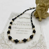 Natural Pearl Vintage Feather Pendant Necklace