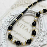 Natural Pearl Vintage Feather Pendant Necklace
