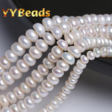 Freshwater Pearls Beads for Jewelry Making - Loose Button-shaped Cultured Beads