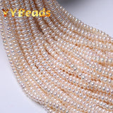 Freshwater Pearls Beads for Jewelry Making - Loose Button-shaped Cultured Beads