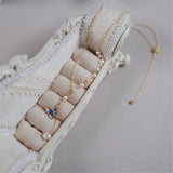 Natural Pearls Necklace Butterfly Pendant 925 Sterling Silver Clavicle Chain