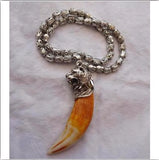 Natural Pendant Hand Carved Pendants Necklace with Chain