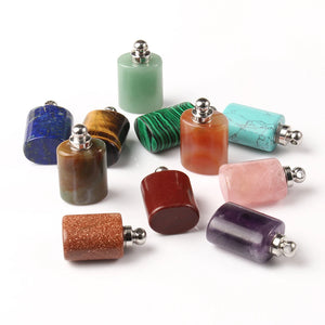 Perfume Bottle Essential Oil Diffuser Charm for DIY Jewelry