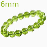 Natural Peridot Bracelet for Women Men Healing Gift Crystal Beads 8mm 10mm